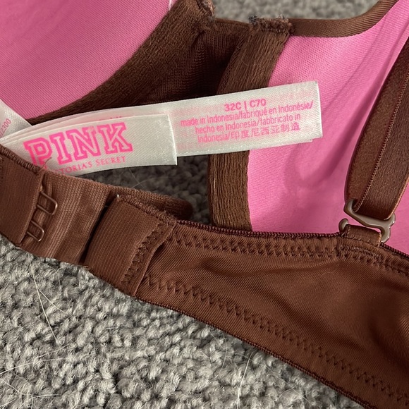 Pink T-Shirt Lightly Lined Bra - Picture 3 of 3